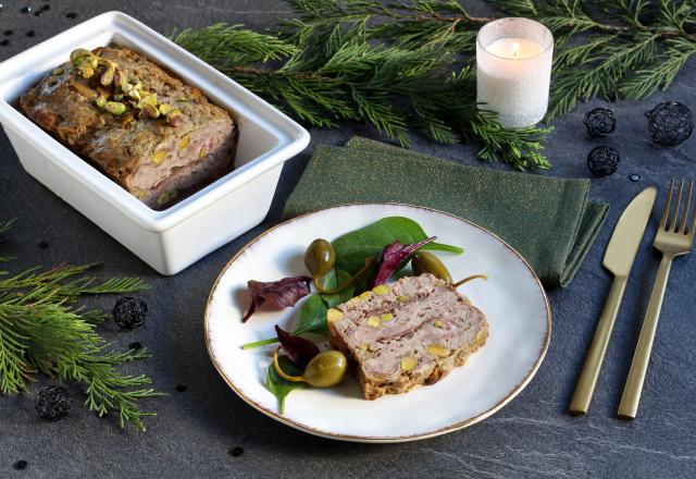 Terrine de Magret de canard aux pistaches