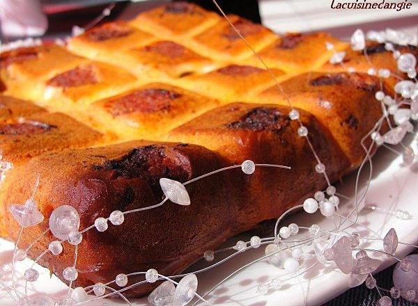 Cake au chorizo et fromage de brebis