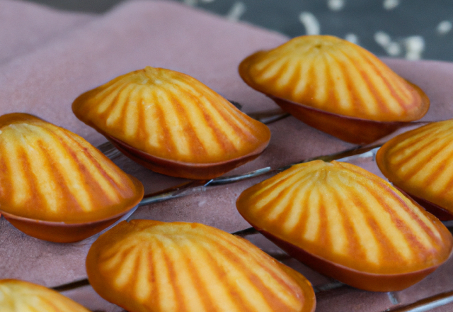 Madeleines faciles et moelleuses