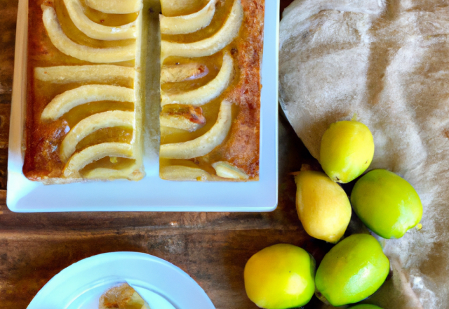 Gâteau de pommes de terre aux limes