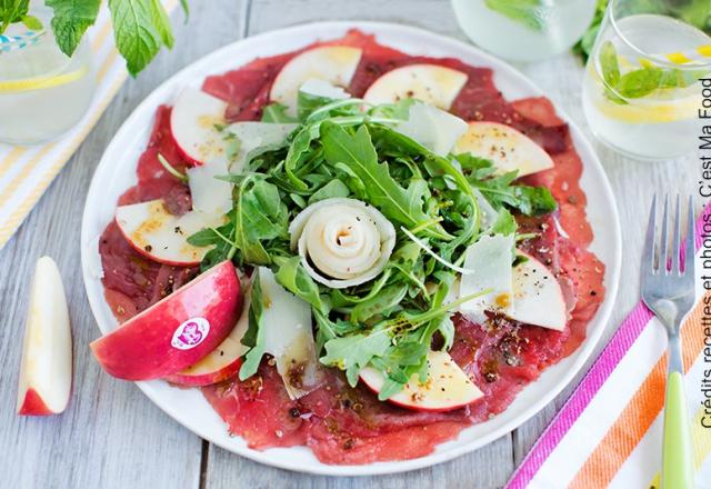 Carpaccio de bœuf façon Pink Lady®