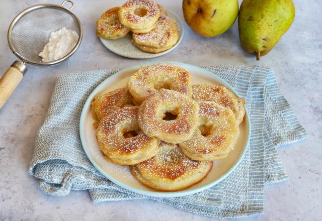 Beignets de poire au four