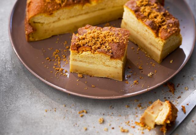 Gâteau magique aux spéculoos