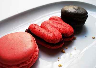 Macarons framboise-balsamique