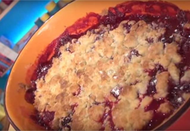 Crumble aux fruits rouges