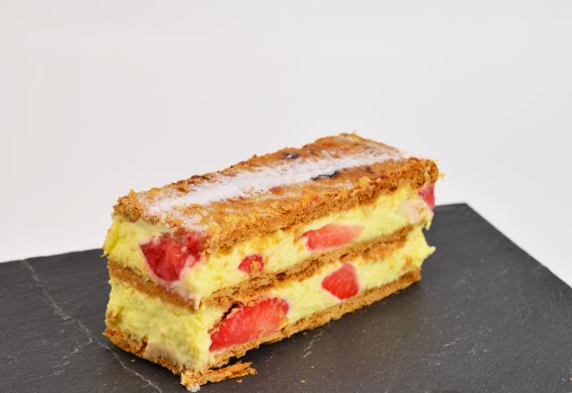 Mille feuille de fraises