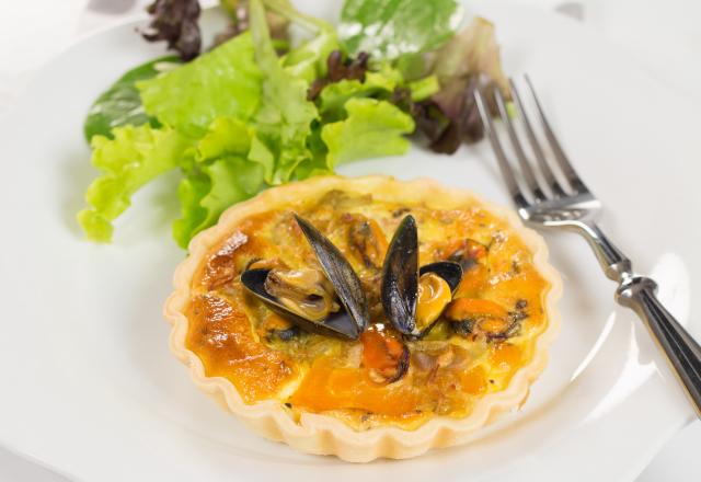 Tartelettes au potimarron et aux moules