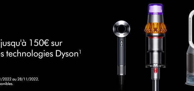 Black Friday : Top promo, économisez 120€ sur votre aspirateur-balai haut de gamme Dyson !