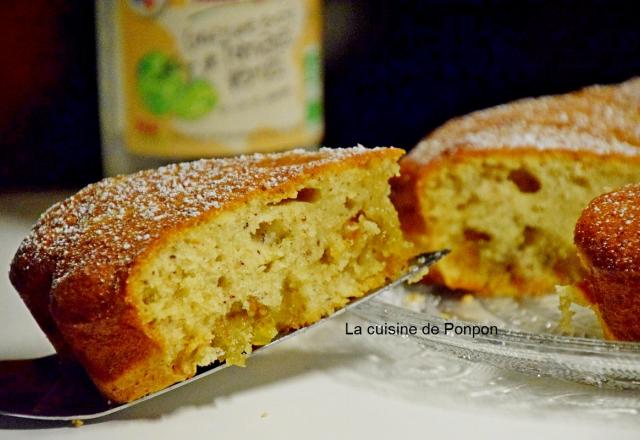 Gâteau moelleux à la confiture de tomates vertes