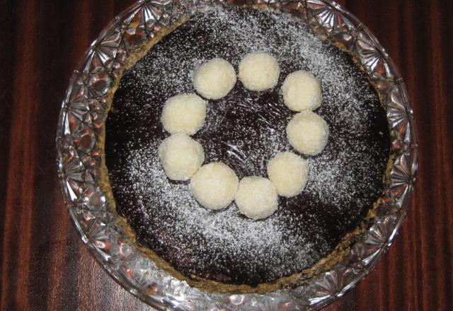 Gâteau glacé au chocolat et Raffaelo