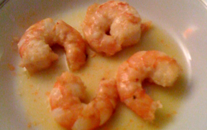 Gambas au beurre d'agrumes