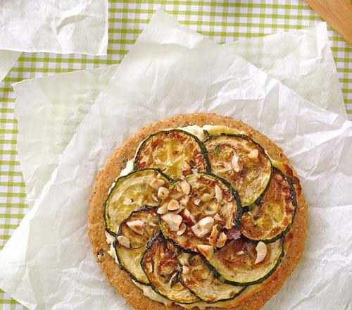 Tartelettes aux courgettes et noisettes