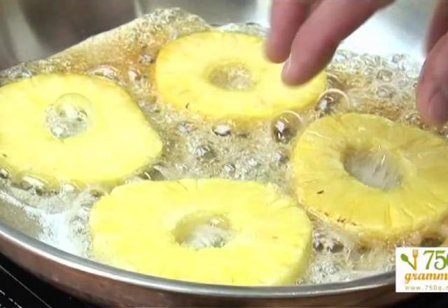 Ananas flambé