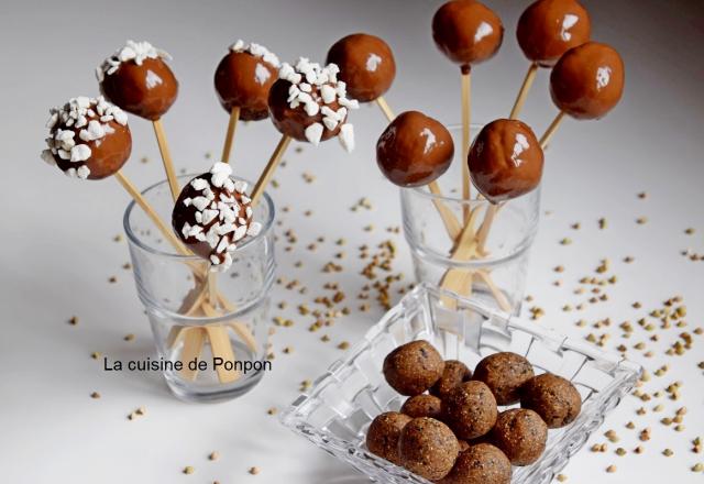 Boule au sarrasin, amande, pruneau et chocolat