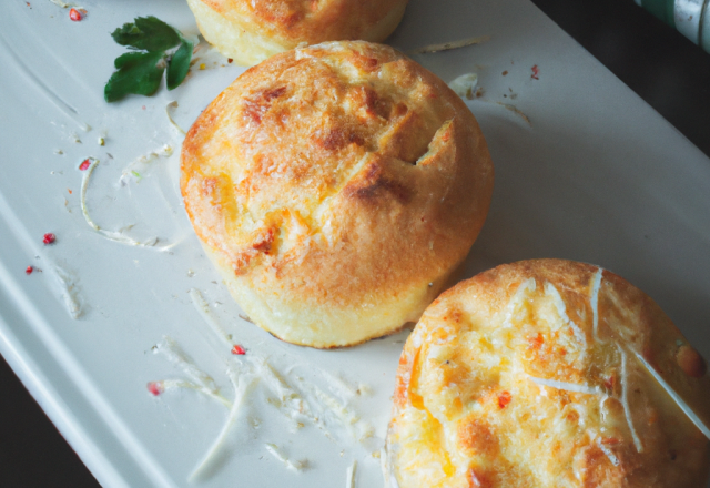 Soufflés aux 3 fromages et Maïzena