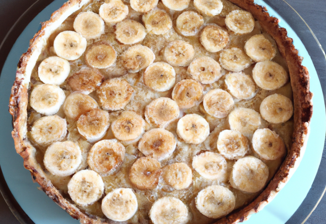 Tarte à la banane toute simple