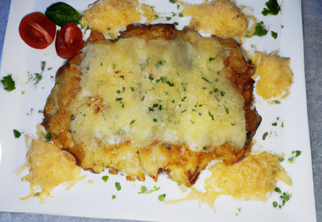 Escalope au cheddar