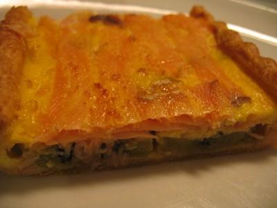 Tarte kiwi/saumon