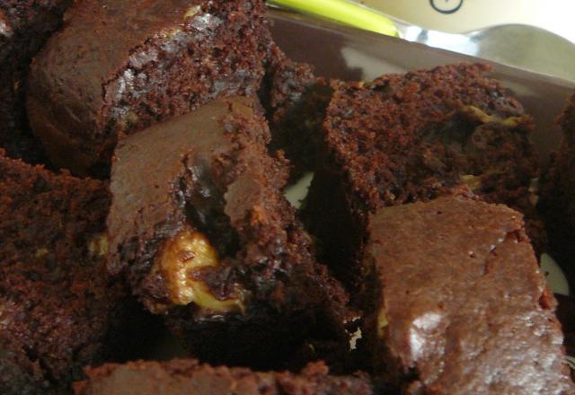 Brownie banane et noix