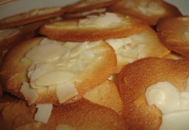 Tuiles aux amandes faciles