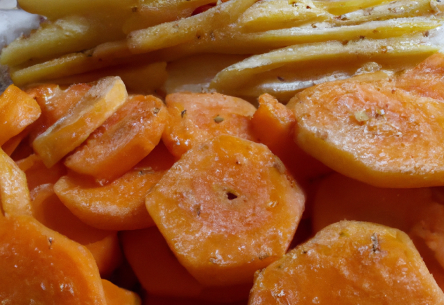 Pommes de terre, écrasée aux carottes