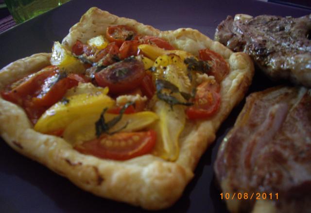 Tartelettes du sud au tomates cerises