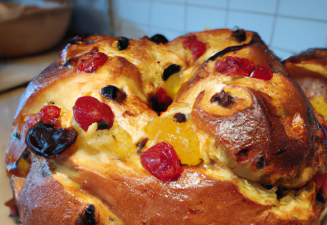 Brioche aux fruits secs