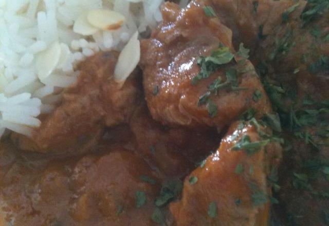 Curry d' agneau presto