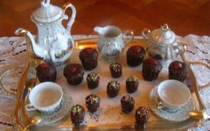 Cannelés glacés au chocolat