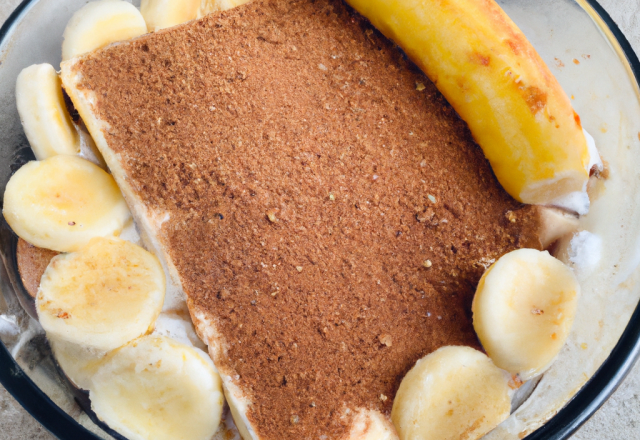 Tiramisu à la banane Haribo