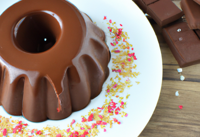 Gâteau au chocolat avec du Benco