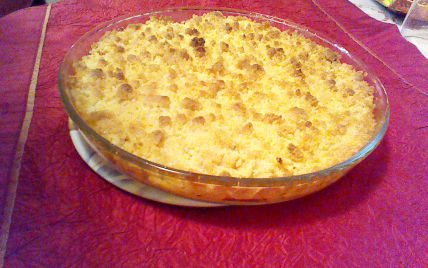 Crumble aux pommes familial