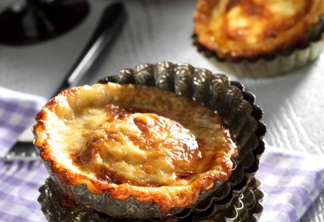 Tartelettes fondantes à la Morteau et au Comté