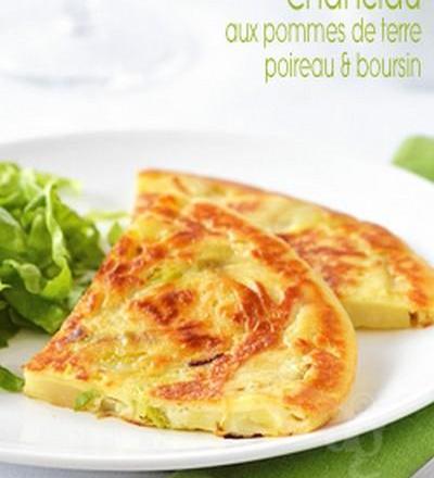 Crêpe épaisse aux pommes de terre, poireau et Boursin façon Chanciau