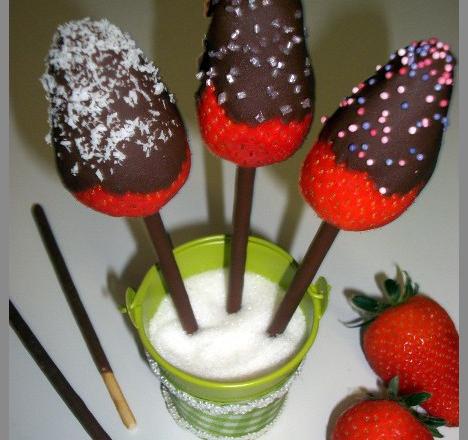 Fraisy pops maison