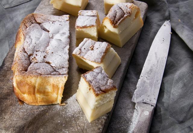 Gâteau magique vanille et citron