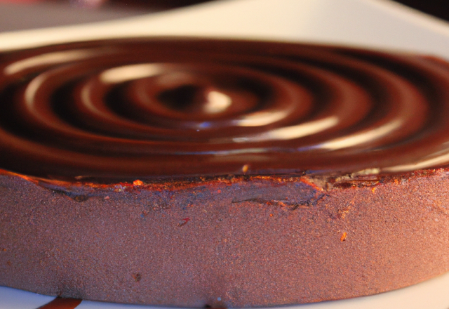 Tourte au chocolat express