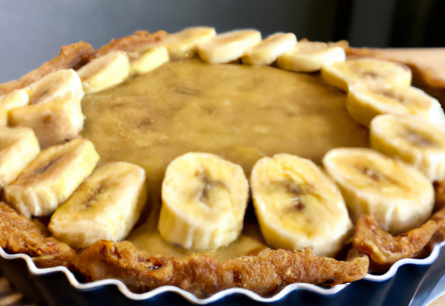 Tarte à la banane sans gluten