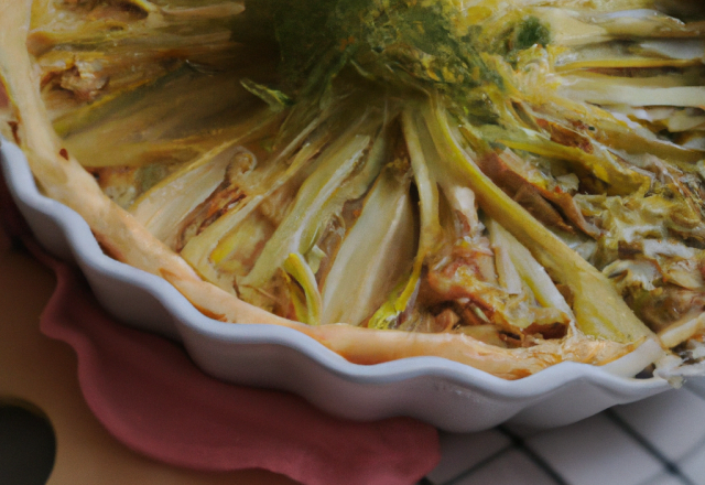 Tarte aux chicons (endives)