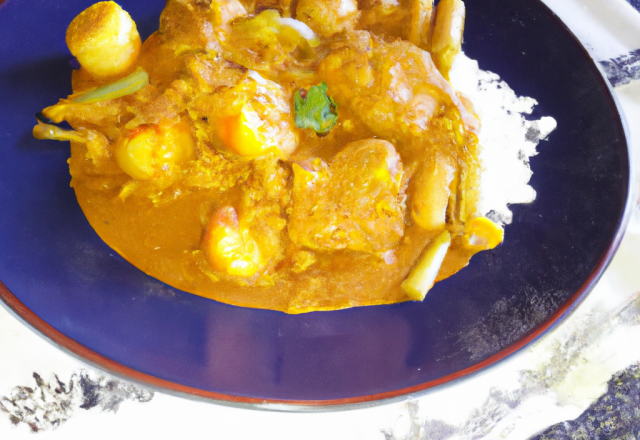 Porc au curry et gingembre