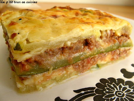 Lasagnes de courgettes sans feuilles de lasagnes