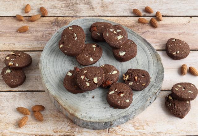 Sablés vegan au cacao et amandes