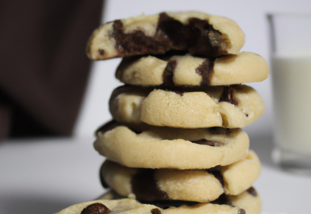 Cookies aux pépites de chocolat noir, blanc ou au lait