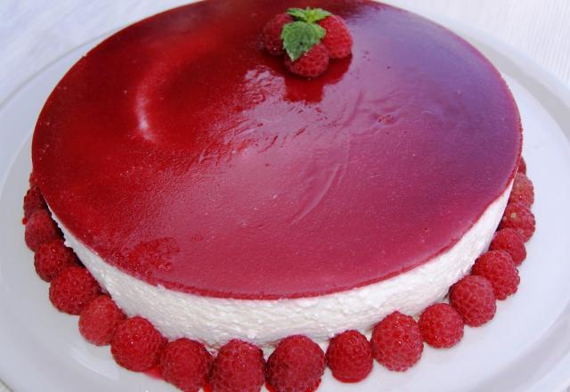 Bavarois à la fraise