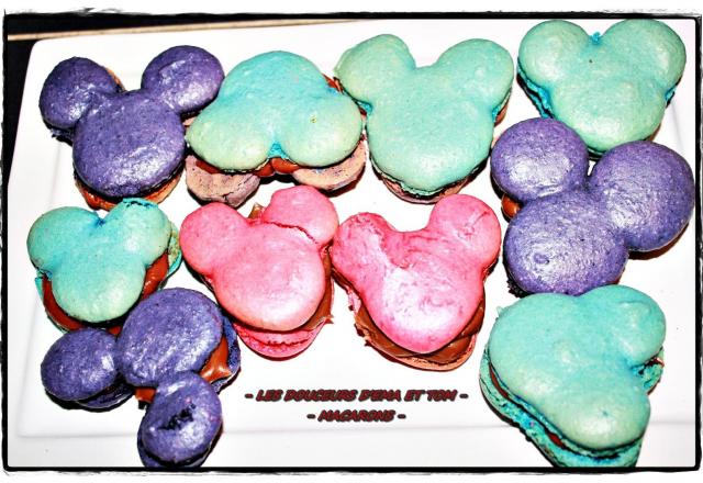 Les macarons selon Mickey