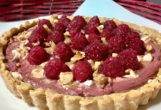 Tarte noisettes Framboise