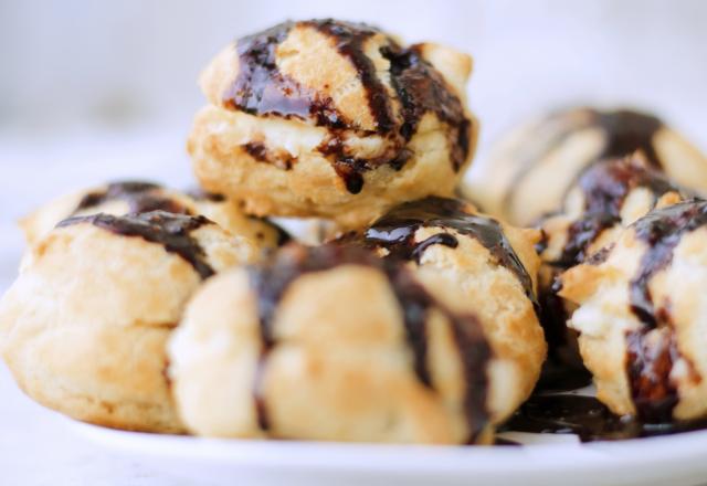 Profiteroles au chocolat