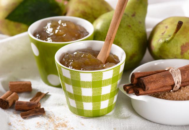 Confiture de poires à la cannelle