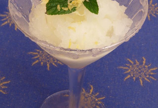 Sorbet au champagne