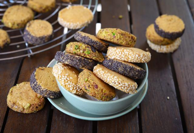 Trio de sablés au parmesan